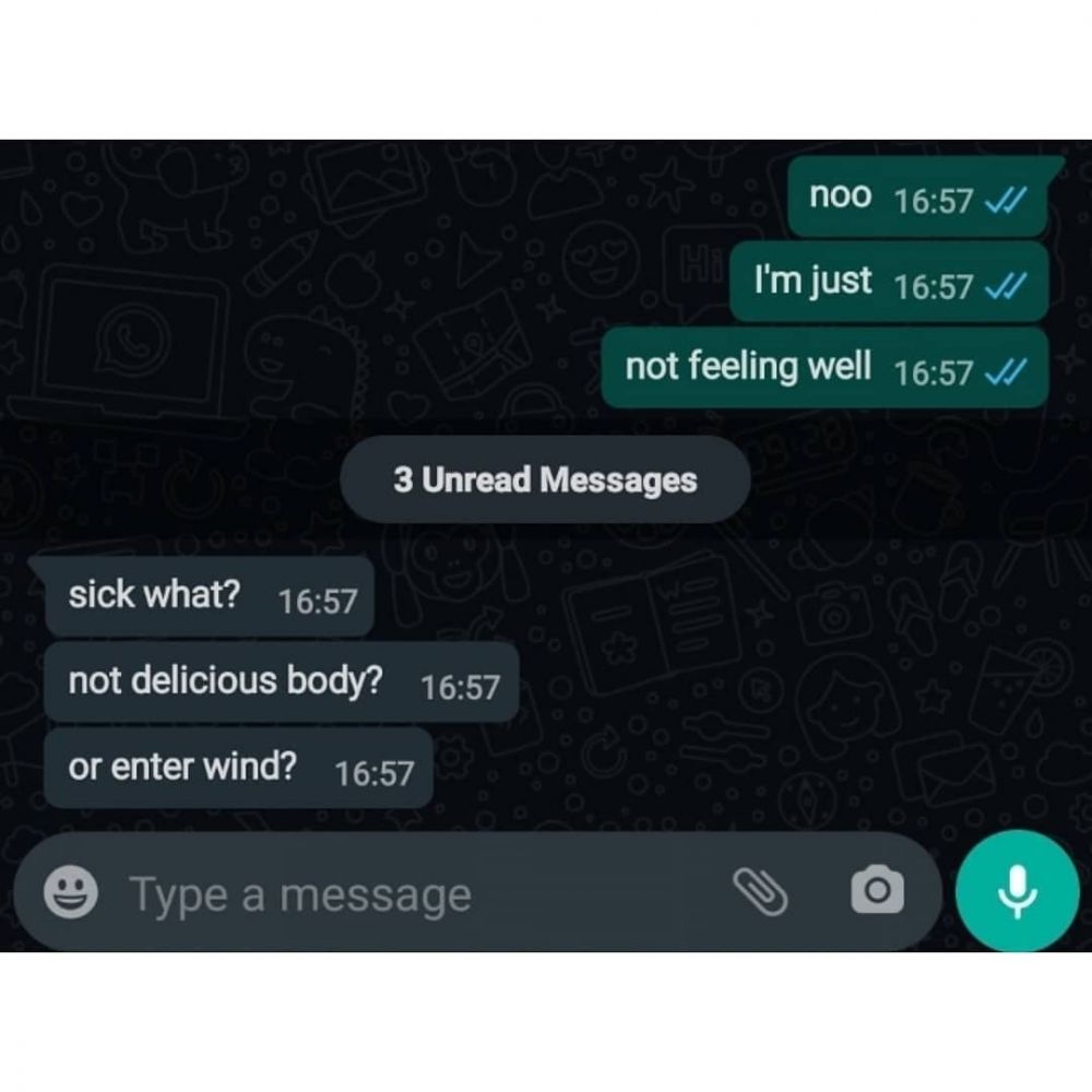 Chat kocak sok pakai bahasa inggris ini endingnya bikin gregetan